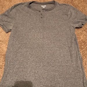 Grey t shirt with buttons